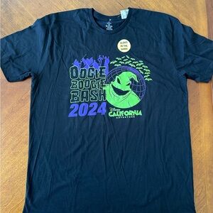 Disney Oogie Boogie Bash 2024 Glow in the Dark T-shirt -size XL